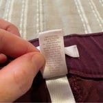 LC Lauren Conrad  Burgundy Maroon Mid Rise Pull On Stretchy Skinny Jeans 6 Photo 5