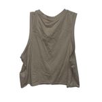 Vintage Havana Rhinestone Skull Cropped Tank Top Women's Size S Beige Sleeveless Photo 5