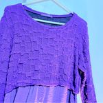 Cut Loose Tunic dress Medium purple size M bodice with buttons: Box B Photo 2