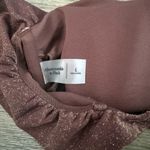 Abercrombie & Fitch  Shimmer One-Shoulder Ruffle Bralette Swim Top -‎ Size L NWOT Photo 6