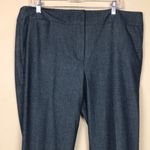 Loft  Women’s Knit Navy Blue Modern Skinny Ankle Career Office Trouser Pants Photo 1
