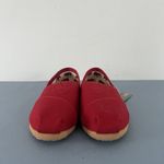 Toms NWT Alpargata Classic Red Canvas Slip-On Shoes Photo 1