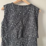 Kate Spade Saturday Black and White Sleeveless Dress dots Spotted tiered mini 8 Photo 6