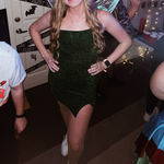 Lulus Green Sparkly Bodycon Dress Photo 0