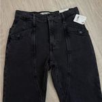 Free People NWT  We the Free Beacon Slim Crop Jeans | Black Quartz | 25 Photo 6