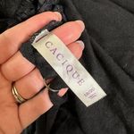 Cacique  Black Cami Lace Lounge Top 18/20 Photo 4