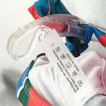 Tropical Swimsuit Size Large Womens One Piece Tie Straps Red Blue Green NWOT 558 Photo 7