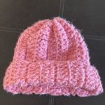 Hand crocheted Womens beanie by Freckle Love Pink Photo 1