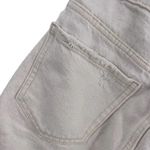 Bershka White Denim Distressed Skirt Size 2 Photo 3