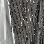 Nanette Lepore  Black Sequin Fringe Sparkle Pants Womens Extra Large Photo 4