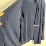 Travelers Long Cardigan & Tank Set Navy Large Chico's 2 Wrinkle Free Photo 3