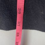 LILLUSORY Knitted Dresses Twisted Front Bodycon Dress with Back Slit Black Size M Photo 9