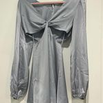 Abbeline Purple Satin Dress Photo 0