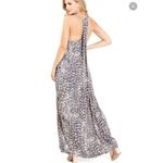 Love stitch casual T back maxi dress with pockets leopard print Photo 2