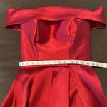 Women’s Off the Shoulder Short Red Prom Party Homecoming Dress CorsetBack Size 6 Photo 11