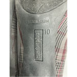 Predictions Womans Comfort Plus By Prediction Size 10 Black Cranbury Plaid Slip On Pumps Photo 8