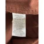 Everlane Canvas Stamp A Line Mini Skirt Size 6 Small Cotton Denim Brown Photo 4