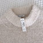Madewell NWT Merino Wool and Alpaca Cream Oversized Crewneck Sweater S $148 Photo 3