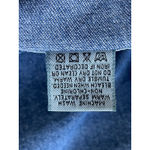 Sunbelt Denim Vintage Vest One Button Shawl Collar Size Large Blue Photo 5