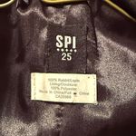 SPI 25 Elegant Black 100% Real Rabbit Fur Women's Jacket Photo 1