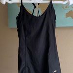 Avia Black strappy racerback work out tank with built in bra Photo 0