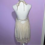 Tularosa  Holden Halter Mini Dress Women Size S Lace Cottagecore Preppy Country Photo 4