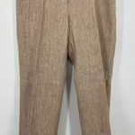ISDA & Co‎ linen ankle length pants , vintage, RARE FIND, sz 14 Tan Photo 0