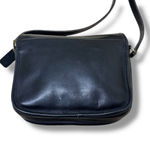 Coach Vintage Tailored Pouch #4110 Black Leather Flap Crossbody Purse 0440-936 Photo 3