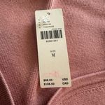 Anthropologie NWT Maeve By  Sweetheart Neckline Ribbed Sweater pink Size M Photo 5