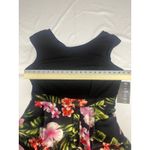 Sangria Black Floral Fit & Flare Dress Sleeveless Party Cocktail Size 16 NWT Photo 6