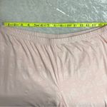 Laura Ashley  Soft pink Textured two piece Pajama Set L butterfly heart embossed Photo 8