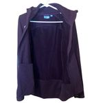 Athleta  CYA Stronger Purple High Neck Hooded Full Zip Sweater Medium #754 Photo 7