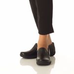 Dansko  Linley Slip Resistant Leather Platform Slip-On Shoes(Size 40) Photo 1