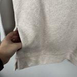 NEW J CREW Funnelneck Sweatshirt Womens Medium Beige Wool Blend Cowl Pullover Tan Photo 2