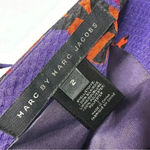 Marc by Marc Jacobs  Purple Persian 100% Silk Mini Dress Size 0 Photo 9