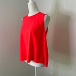 Trina Turk  neon coral pink sleeveless top size S Photo 2