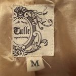 Women’s Orange Vintage Wool Pea Coat Size M Photo 3