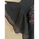 Umgee USA Boho Bliss in Black with Embroidery Medium Boho Festival Beach Peasant Photo 2
