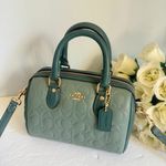 Coach Mini Rowan Crossbody Bag In Blocked Signature Leather CY744 Photo 2