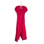 Tuckernuck Francesca Ruffle Maxi Dress Feminine Modest chic fuchsia Pink Size XS Photo 2