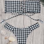 Zaful Gingham Bikini Set  Photo 0