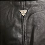 Sam Edelman  Womens Faux Leather Jacket Size XL Black Asymmetrical Zip Moto NEW Photo 5
