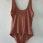 SKIMS  Ribbed Strapless Stretch Bodysuit in Sedona Brown Photo 3