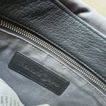 Treasure & Bond  black pebble leather crossbody bag, expandable 12 x 10 ins Photo 7