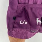 Varlo Short Sleeve Cycling Jersey Lightweight Stretch Performance Full Zip Front Purple Photo 9