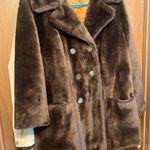 faux fur coat sears vintage brown Size L Photo 1