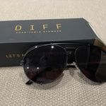 DIFF eyewear Sunglasses In Matte Black Photo 2
