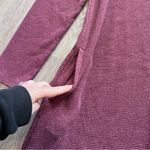 Toad & co maroon thermal knit long sleeve swing dress Size M Photo 2