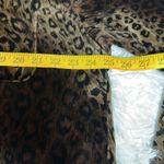 True Grit Vintage Crushed Cotton-Velvet Cheetah Print. Lined Jacket-Shirt Photo 7