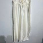 Barbizon Boutique Ivory Satin Lace Trim Vintage Maxi Nightgown Sz M White Size M Photo 4